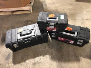 lot 40 image: Lot of Assorted Carrying Tool Box Various Models and Conditions Customer Returns See Pictures