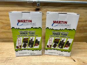lot 32 image: MARTIN WHEEL Lot of 2- Lawn & GardenUtilityATV Inner Tubes