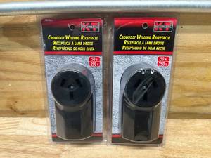 lot 39 image: K-T INDUSTRIES Lot of 2-  2-2650 Crowfoot 50 Amp Female Receptacles