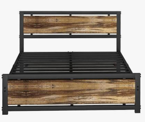 lot 43 image: Heavy Duty Queen Bed Frame DB-6057