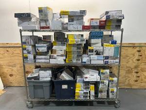 lot 18 image: Huge Lot of Kitchen and Bath FaucetsShow HeadsFixtures