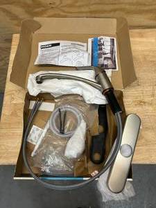lot 93 image: MOEN Adler Single-Handle Low Arc Standard Kitchen Faucet
