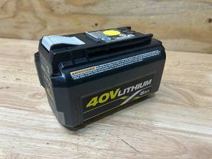lot 94 image: RYOBI 40V Lithium 6Ah Battery