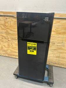 lot 6 image: RCA 4.5 cu. ft. 2 Door Mini Fridge in Black Stainless Steel (122123345)