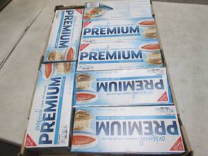 7 - 1 lb Boxes Nabisco Premium Salt...