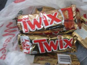 12- 1.79 oz Twix Bars...