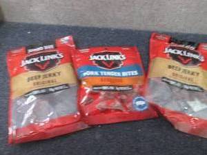 3 pks Jack Links  Assorted Snacks -...
