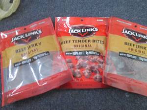3 pks Jack Links  Assorted Snacks -...