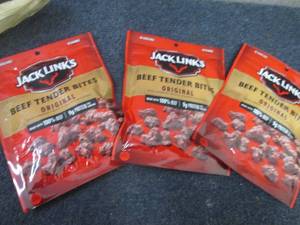 3- 3.25 oz Pks Jack Links Beef Tend...