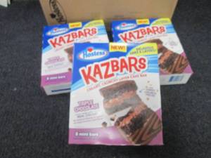 3- 8 pks Hostess Kazbars...