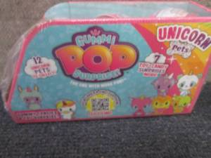 6 pk Gummi Pop Surprise Unicorn Pet...