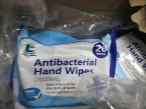 54- 20 ct pks Antibacterial Hand Wi...