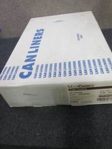 250 ct Case 33 Gallon Clear Trash B...