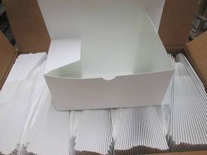Case of 250 - White Paper Boxes 4x4...