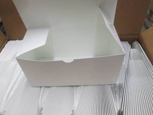 Case of 250 - White Paper Boxes 4x4...