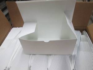 Case of 250 - White Paper Boxes 4x4...