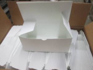 Case of 250 - White Paper Boxes 4x4...