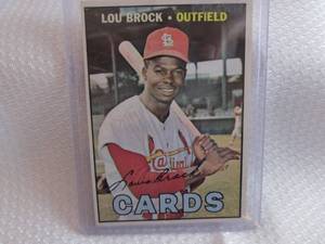 1967 Topps Lou Brock Card...