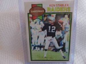 1979 Topps Ken Stabler Card...