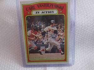 1972 Topps Carl Yastrzemski In Acti...