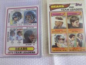 1980 & 1981 Topps Walter Payton Tea...