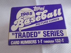 1985 Topps Traded Baseball Set...