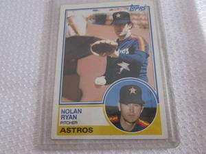 1983 Topps Nolan Ryan Card...
