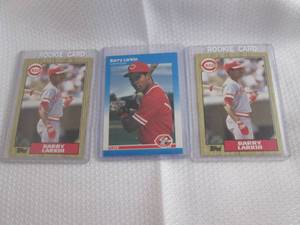 1987 Topps & Fleer Barry Larkin Roo...