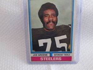 1974 Topps Joe Greene Card...