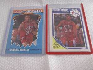 1989 & 1990 Fleer Charles Barkley C...