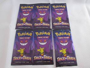 6 2023 Pokemon Trick Or Trade Packs...