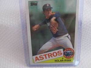 1985 Topps Nolan Ryan Card...