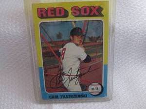1975 Topps Carl Yastrzemski Card...