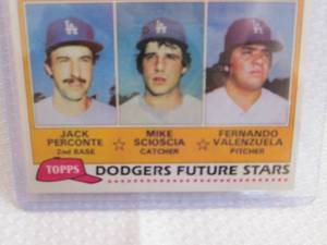 1981 Topps Fernando Valenzuela Rook...
