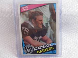 1984 Topps Howie Long Rookie Card...