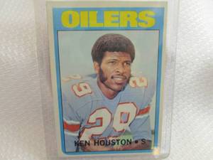 1972 Topps Ken Houston Card...