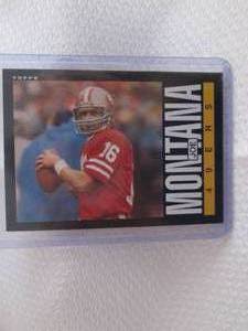 1985 Topps Joe Montana Card...