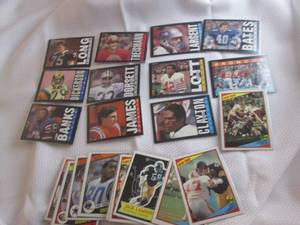 1984 & 1985 Topps Football Cards...