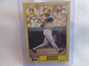 1987 Topps Barry Bonds Rookie Card...