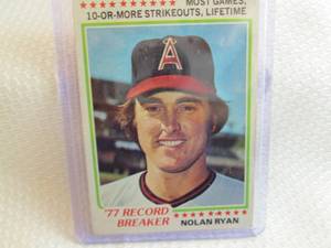 1978 Topps Nolan Ryan Record Breake...