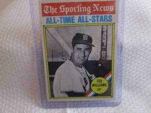 1976 Topps Ted Williams All Time Al...