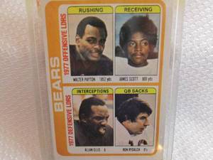 1978 Topps Walter Payton Bears Team...