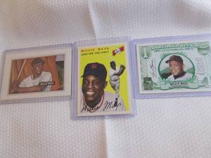 Topps & Bowman Willie Mays Cards...