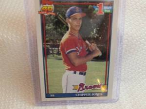 1991 Topps Chipper Jones Rookie Car...