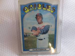 1972 Topps Frank Robinson Card...