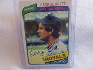 1980 Topps George Brett Card...