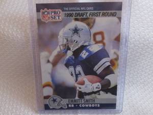 1990 Emmitt Smith Pro Set Rookie Ca...