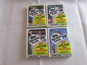 4 1989 Topps Baseball Cello Packs...