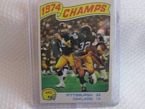 1975 Topps Terry Bradshaw AFC Champ...