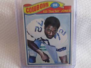 1976 Topps Ed Too Tall Jones Card...